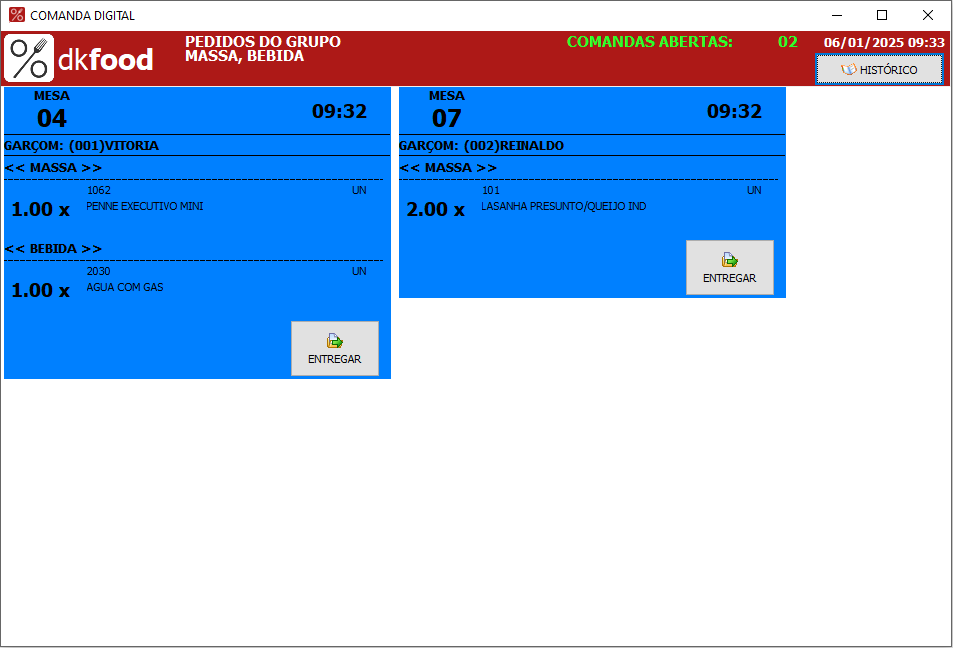 Display para Cozinha (KDS)